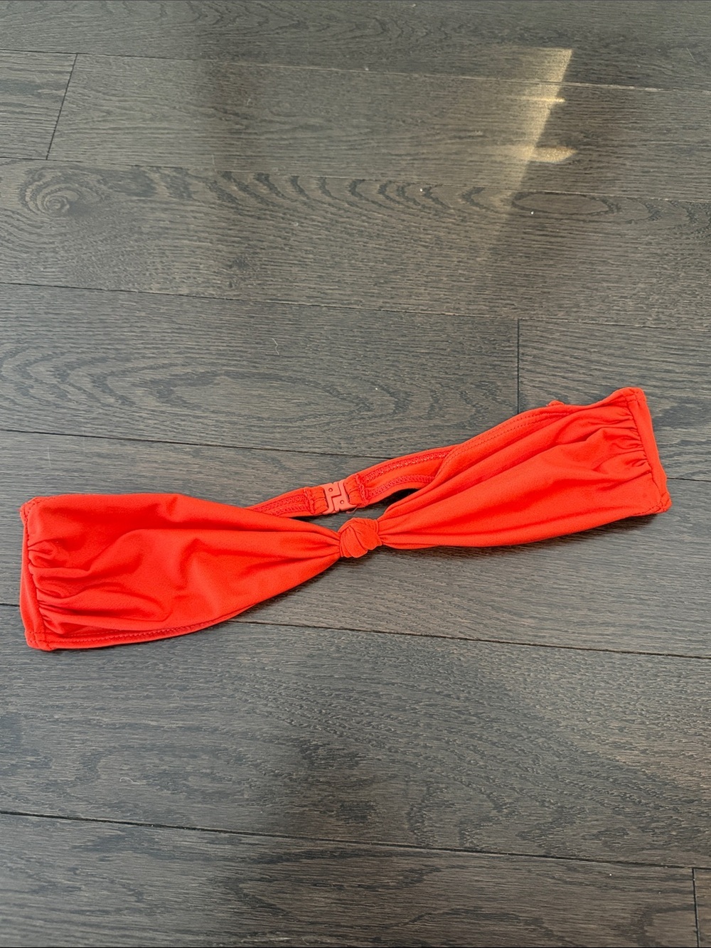 Vintage YSL orange bandeau bikini top M/L
